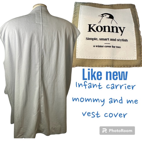 Imported Konny Baby bundle winter baby-wearing cover super plush and like new - Picture 2 of 13